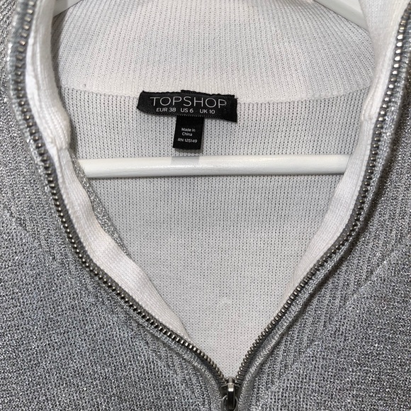 Topshop Silver top - Picture 2 of 3